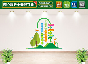 三减三健文化墙