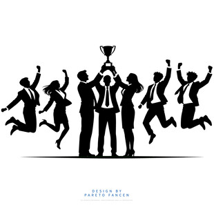 团队欢庆夺冠瞬间剪影