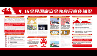 国家安全教育展板