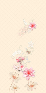 中式花卉图案 淡雅柔美