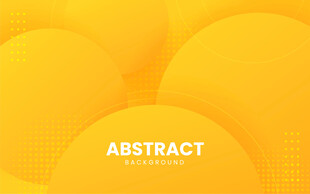 抽象黄色几何背景矢量图案