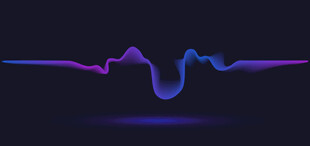 炫彩动感波形矢量图案