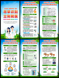 2025年世界卒中日展架