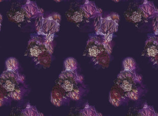 紫色大花纹路图案背景