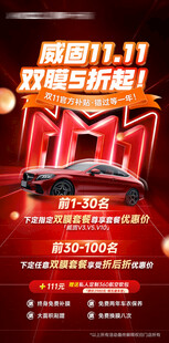 双11购车狂欢优惠盛宴