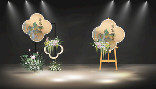 简约风婚礼花艺装饰布置