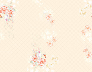淡雅花卉图案背景