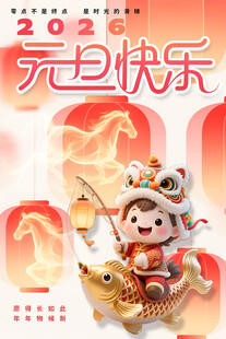 2026元旦快乐海报