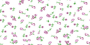 粉色花朵图案无缝背景