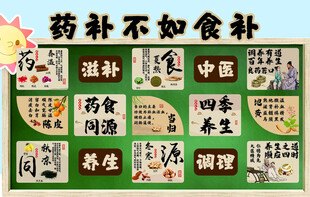 药膳食同源中草医养生馆软装饰