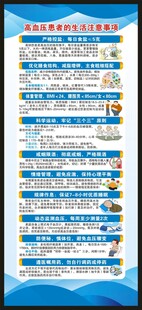 高血压日展架