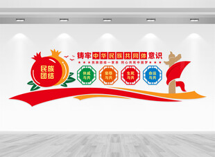 民族团结标语文化墙