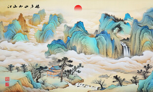 江山如画装饰画