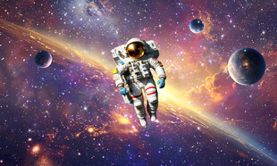 星空宇宙星球壁画