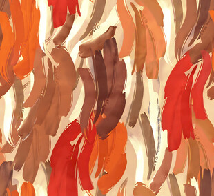 抽象多彩笔触纹理图案