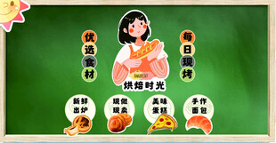 烘焙美食宣传类的设计图