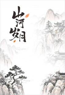 水墨画山河岁月
