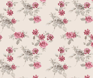 花卉图案布料纹理