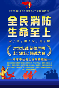 2025年全国消了日海报