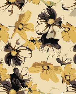 复古风花卉图案背景