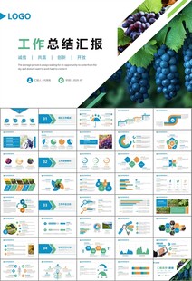 葡萄庄园新疆葡萄葡萄酒PPT