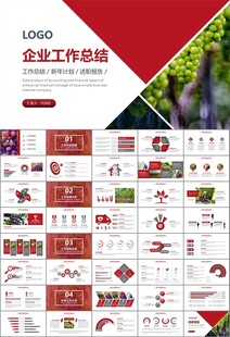 葡萄庄园新疆葡萄葡萄酒PPT