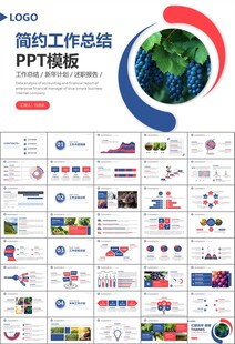 葡萄庄园新疆葡萄葡萄酒PPT