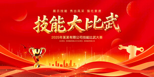 技能大比武展板