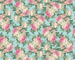 复古花卉图案背景