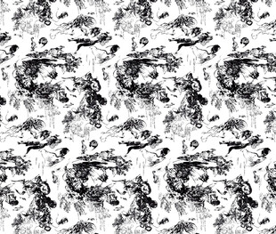 黑白抽象艺术纹理图案