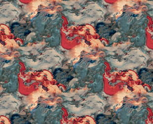 中式传统瑞兽云纹图案