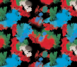 多彩抽象印花图案