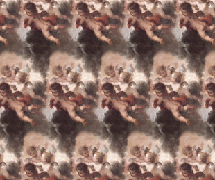 抽象艺术风格的人物图案