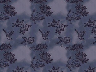 蓝紫色花卉图案纹理