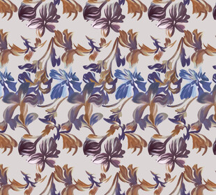 花卉图案布料纹理设计