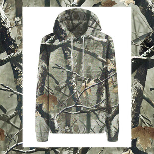 迷彩连帽卫衣