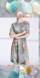 多彩连衣裙