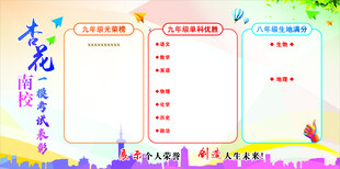 多彩校园文化活动宣传栏