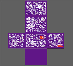 牛肉 包装设计 紫色