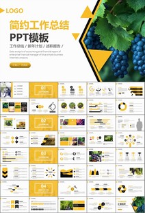 葡萄庄园新疆葡萄葡萄酒PPT