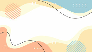 简约几何线条多彩背景图