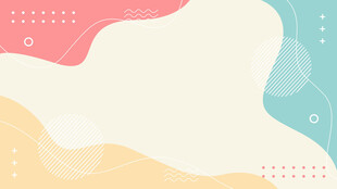 多彩波浪背景图