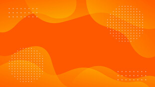 橙色渐变波浪背景图案