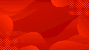 红色渐变抽象波浪背景图