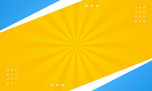 黄蓝渐变放射背景图