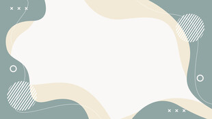 简约波浪边框背景图