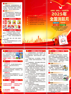 2025年全国消防月折页