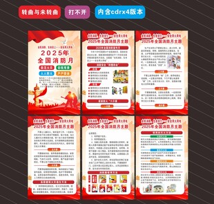 2025年全国消防月海报