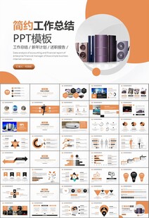 家电电器行业工作总结ppt模板