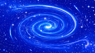 蓝色宇宙星空